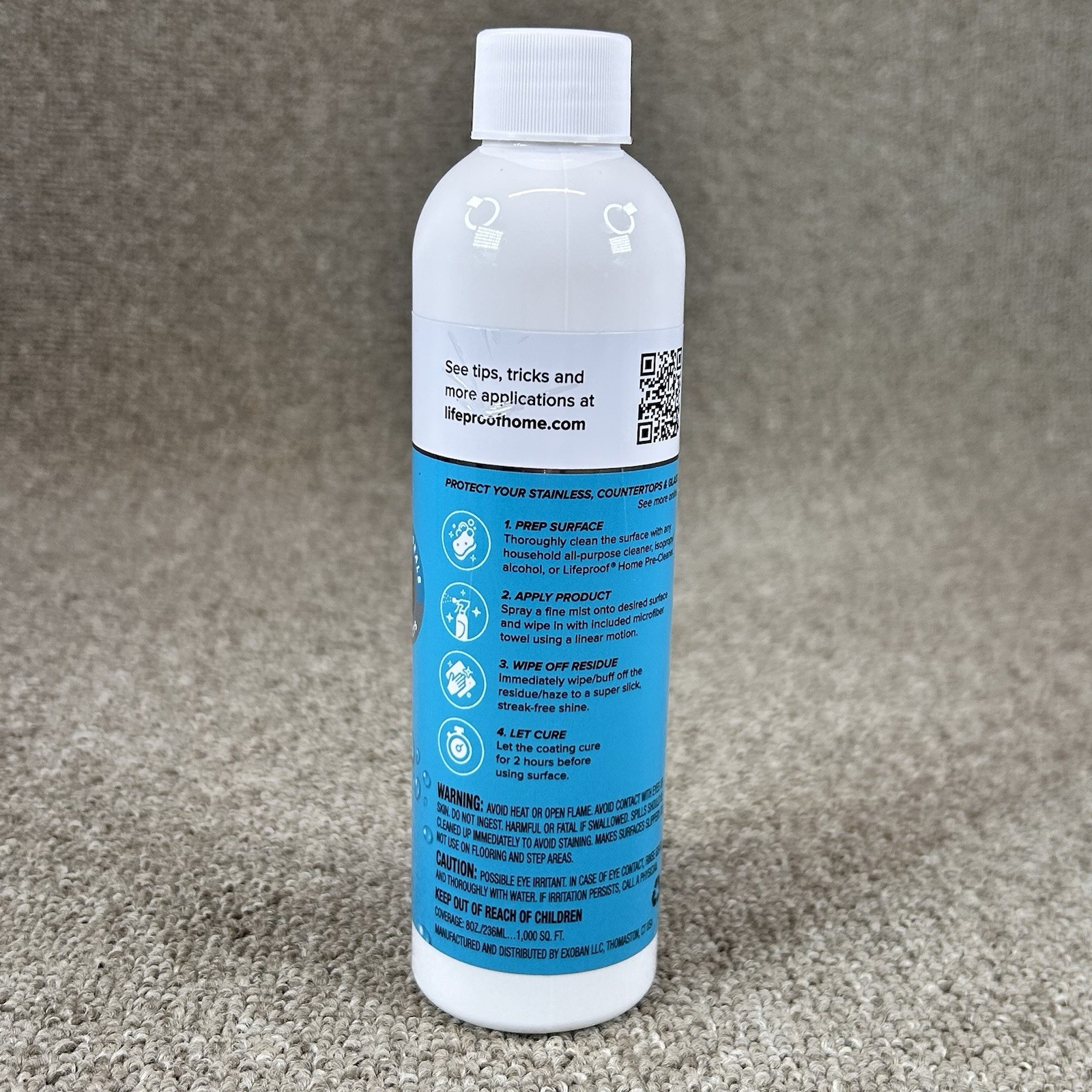 Lifeproof Home Multi-Surface Ceramic Nanotechnology Coating Refill 8oz Sealed