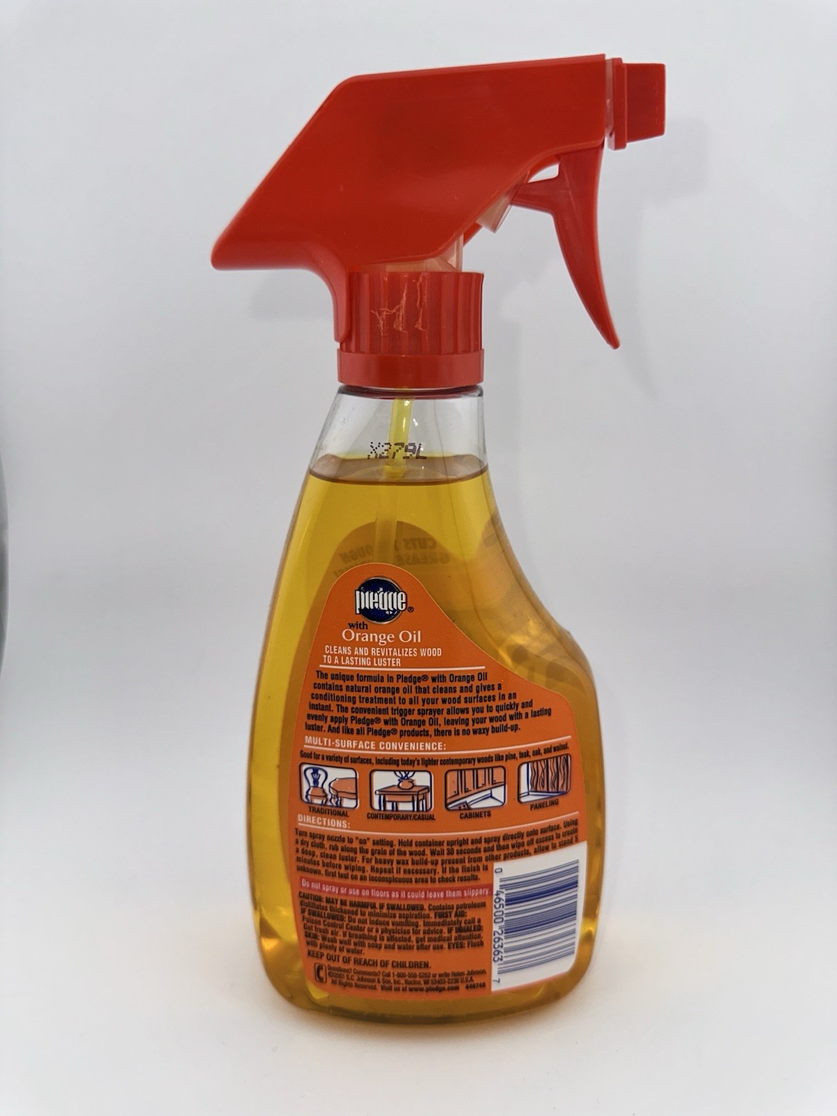 VTG Pledge With Natural Orange Oil Spray 16 fl oz Cleans Revitalizes 2001