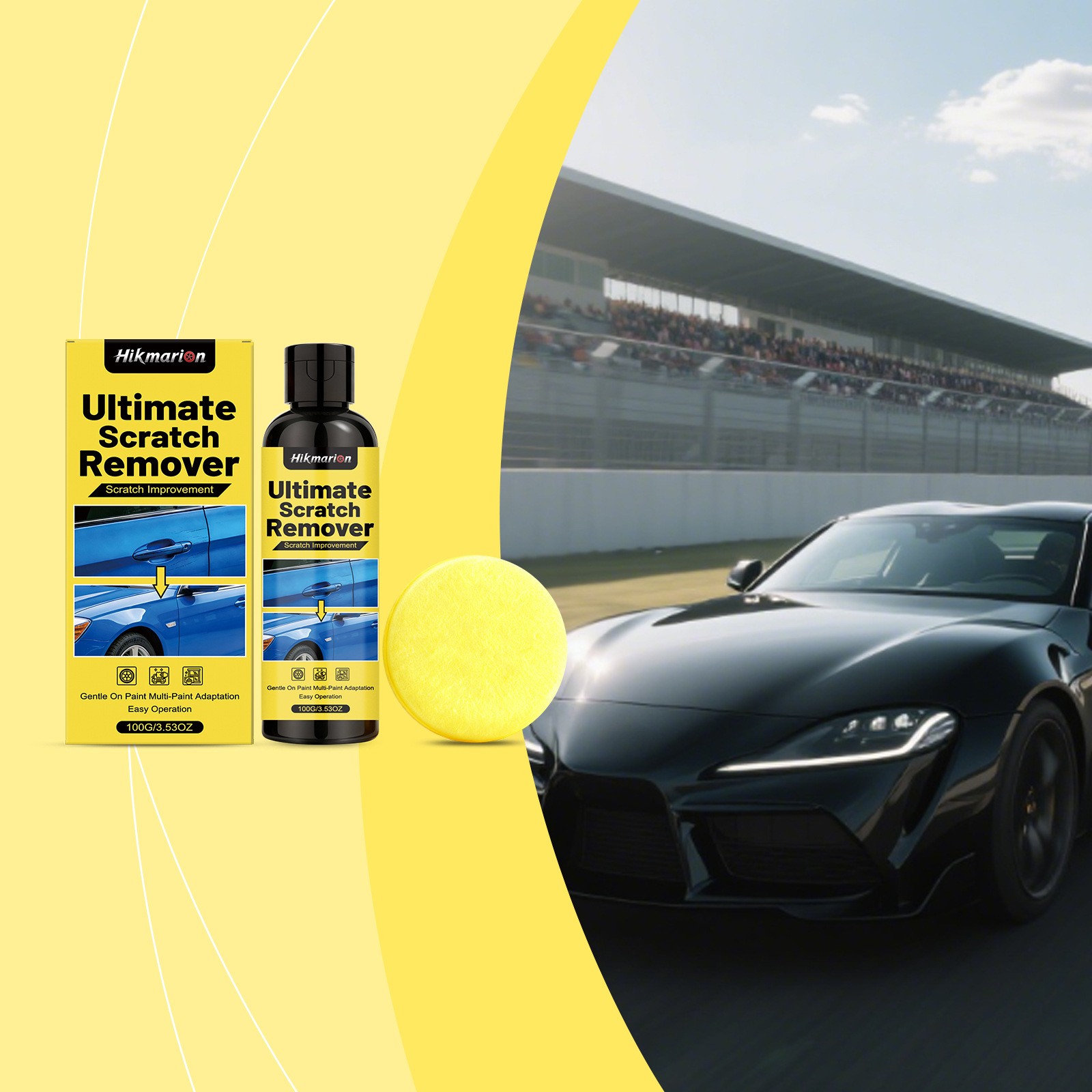NanoPolix Scratch Remover – Eliminate All Car Scratches In 60 Seconds, Nano Poli