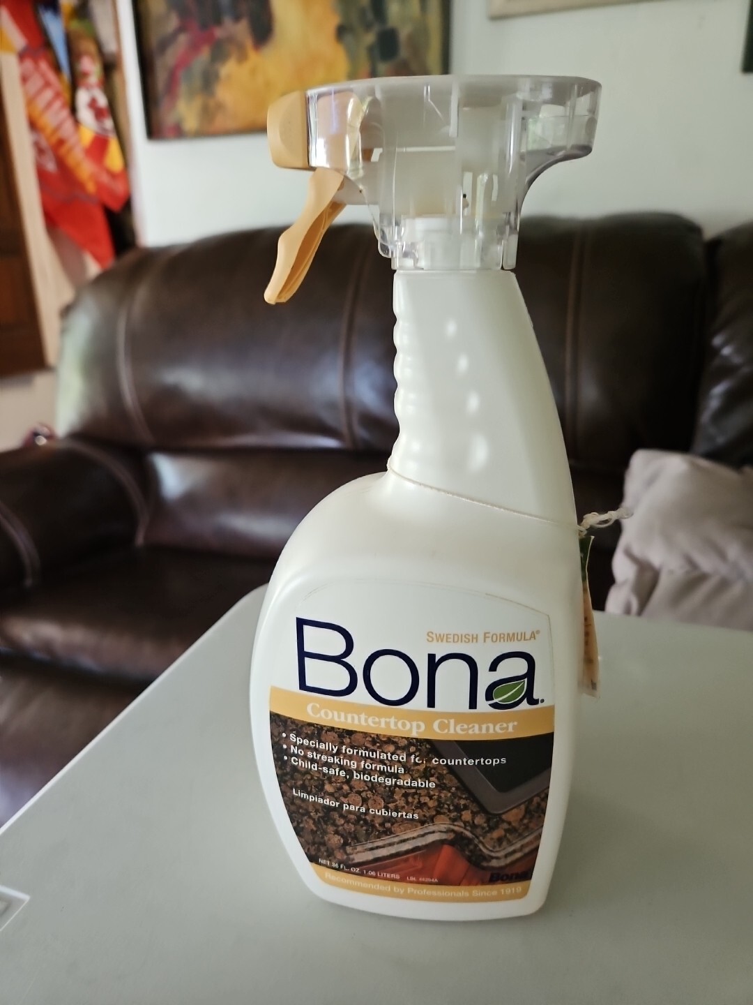 BONA COUNTERTOP CLEANER Swedish Formula 36 FL OZ Spray NEW
