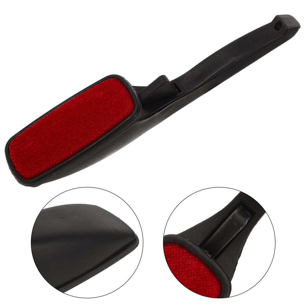 Black Clothes Dust Static Remover Lint Hair Cleaner Rotatable Brush