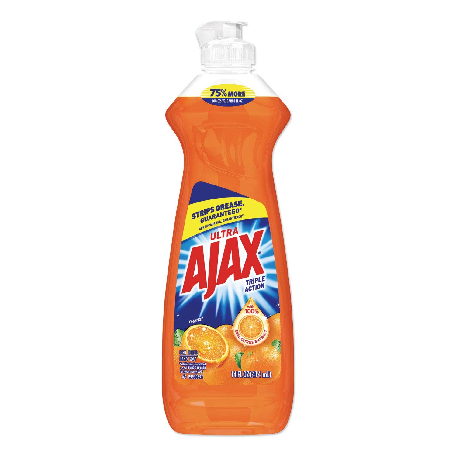 Ajax Dish Detergent Orange Scent 14oz 20ct