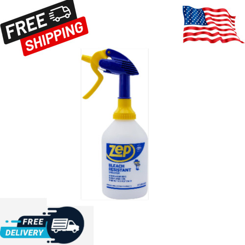 Zep New Bleach Resistant Professional Sprayer 2.0 Bottle 32 Ounces 30 Foot Spray