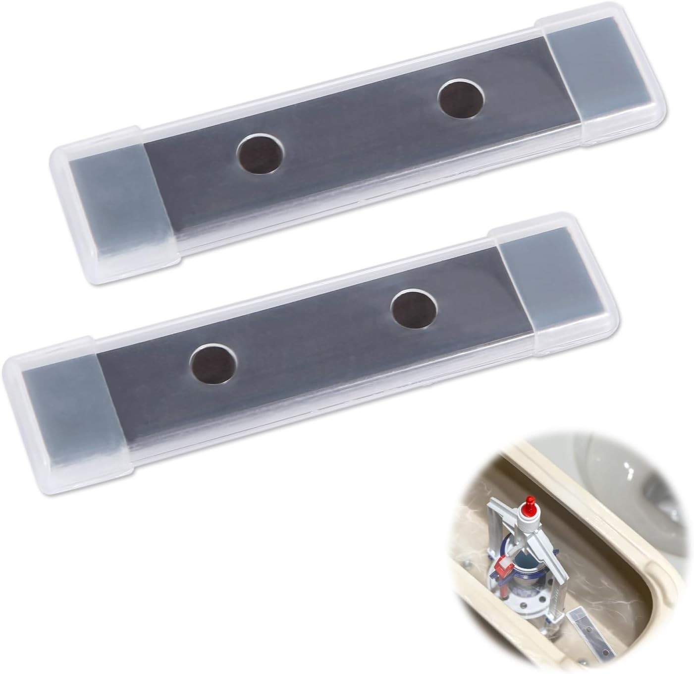 Dual Magnetic Toilet Cleaners – Reliable Plastic Design for Stain-Free Toilets