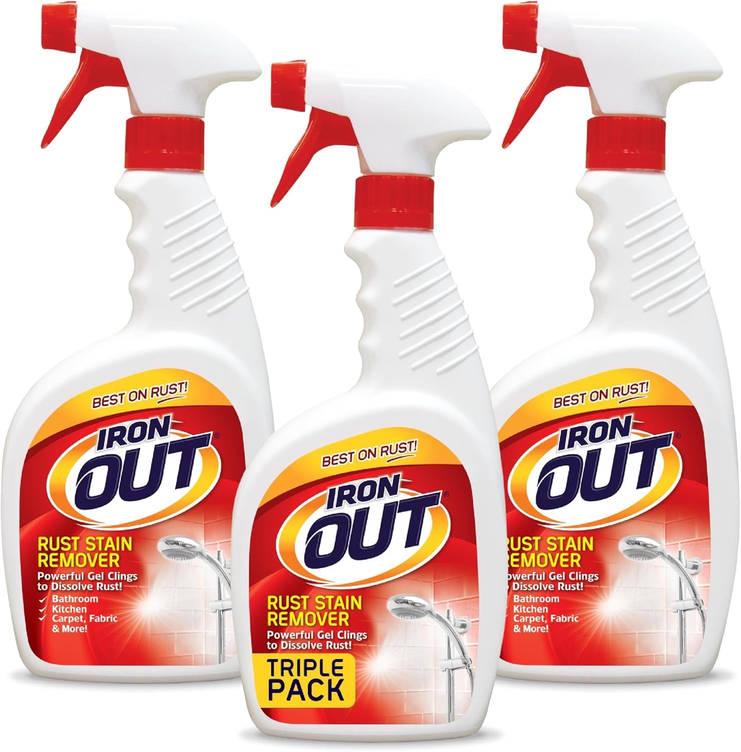 Trusted Rust Stain Remover for Bathrooms, Kitchens & Laundry – Non-Toxic Gel