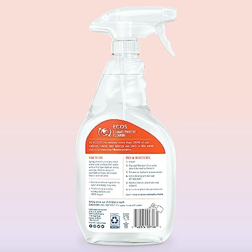 ECOS All Purpose Cleaner 22 Fl Oz Pack of 2 Plant Based Vegan Formula