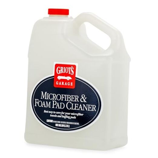Microfiber and Foam Pad Cleaner, Removes Polish, Wax, 128 Fl Oz (Pack of 1)