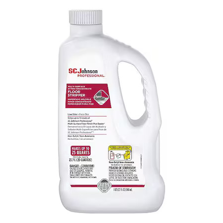 Sc Johnson Professional 680078 Floor Stripper, Liquid, 1 Qt, Bottle, Pk6