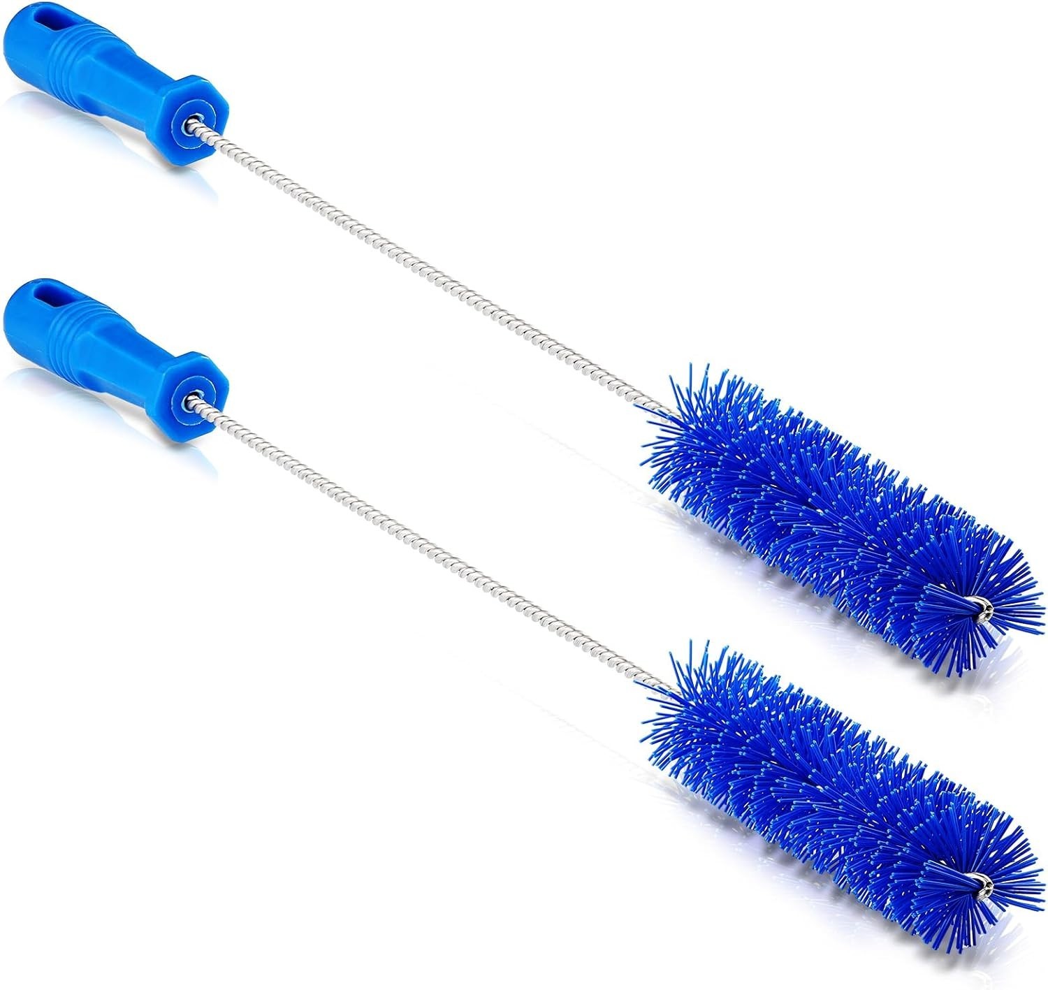 Flexible Drain Brush Set – 2 Pcs Blue Pipe Cleaning Tools