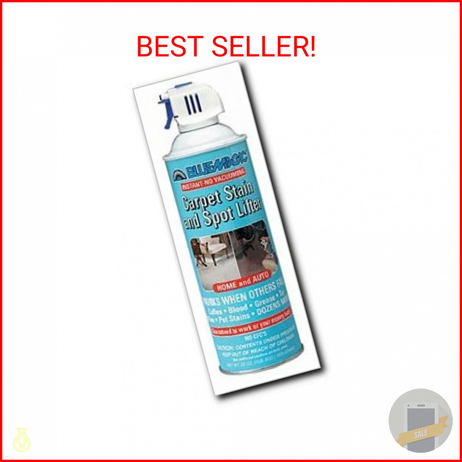 Blue Magic 900 Carpet Stain & Spot Lifter – 22 oz. Aerosol Can