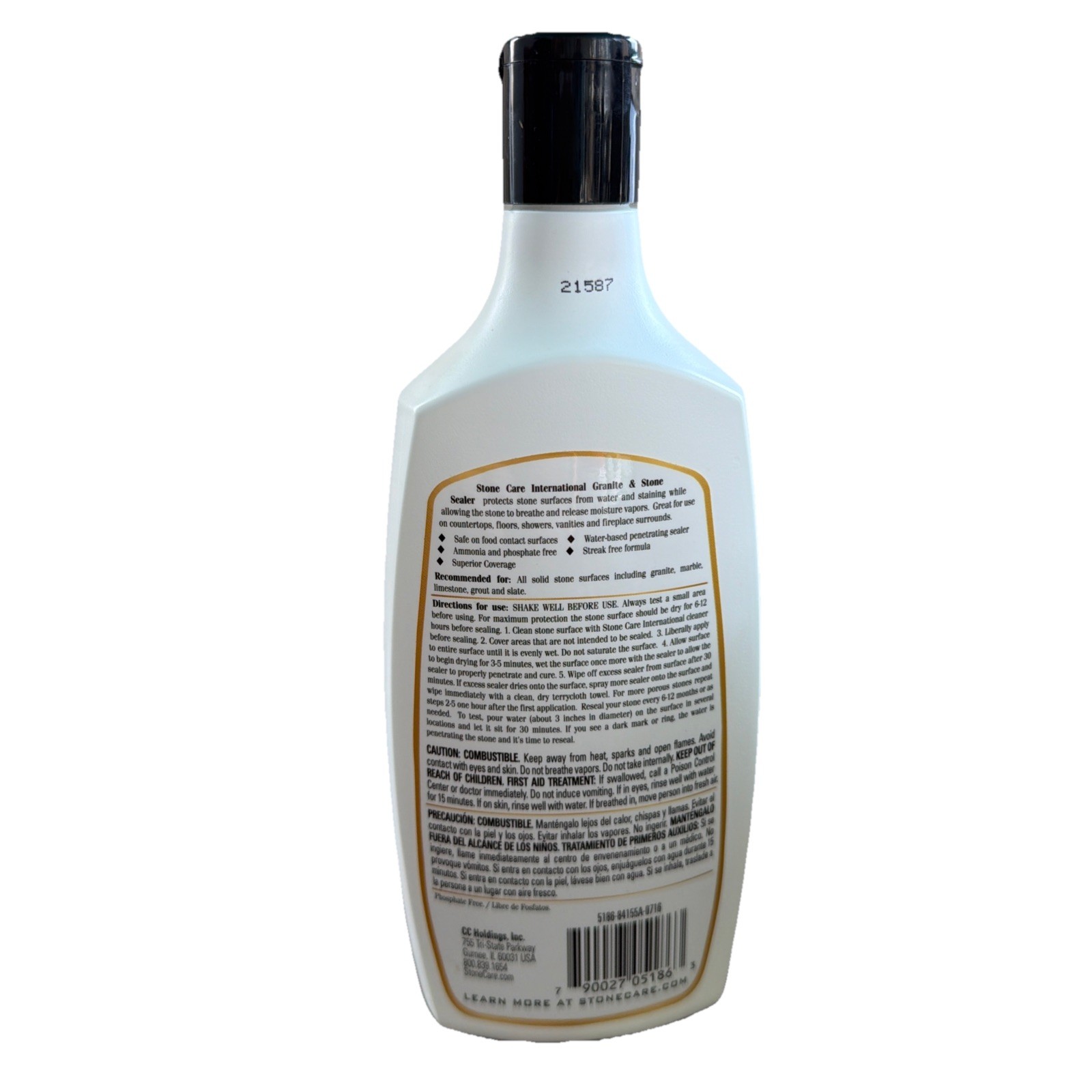 Stone Care International 16 Oz Granite Marble Quartz Penetrating Sealer. NEW