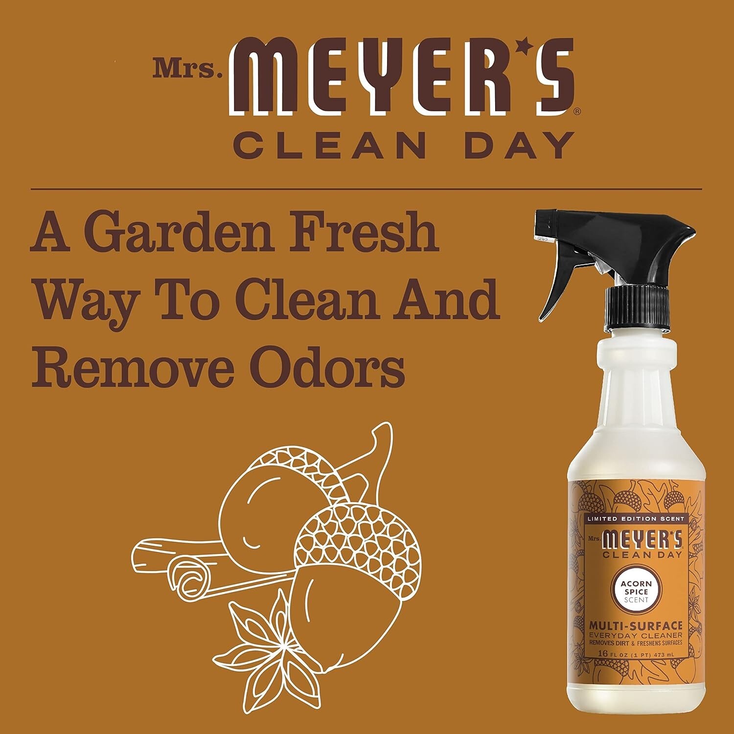 All-Purpose Cleaner Spray, Limited Edition Acorn Spice, 16 Fl. Oz – Pack of 3 3.