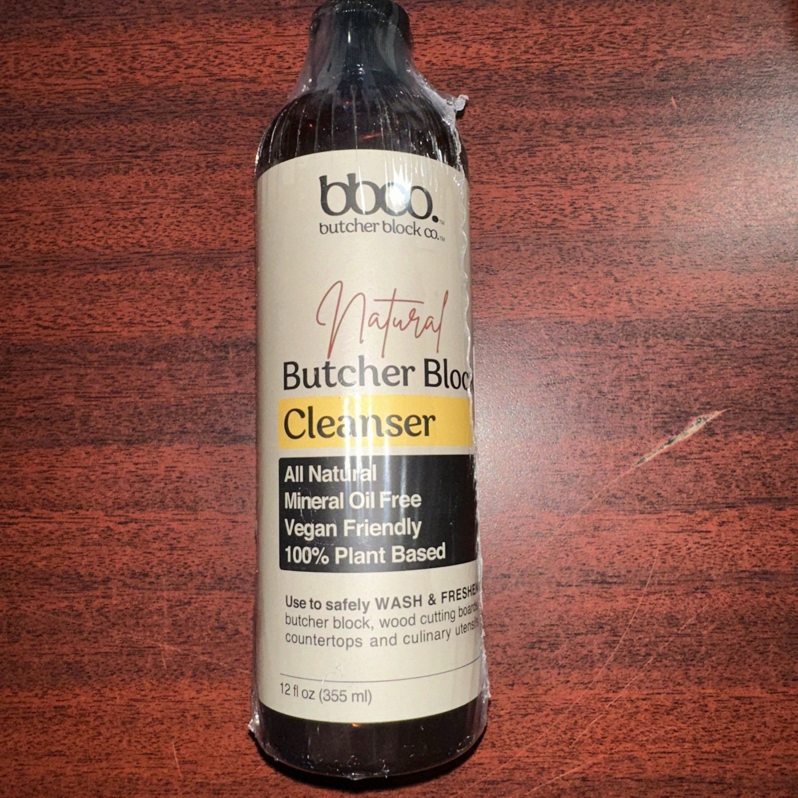 BBCO Butcher Block Company Cleanser 12fl Oz Bottle NATURAL Cleanser