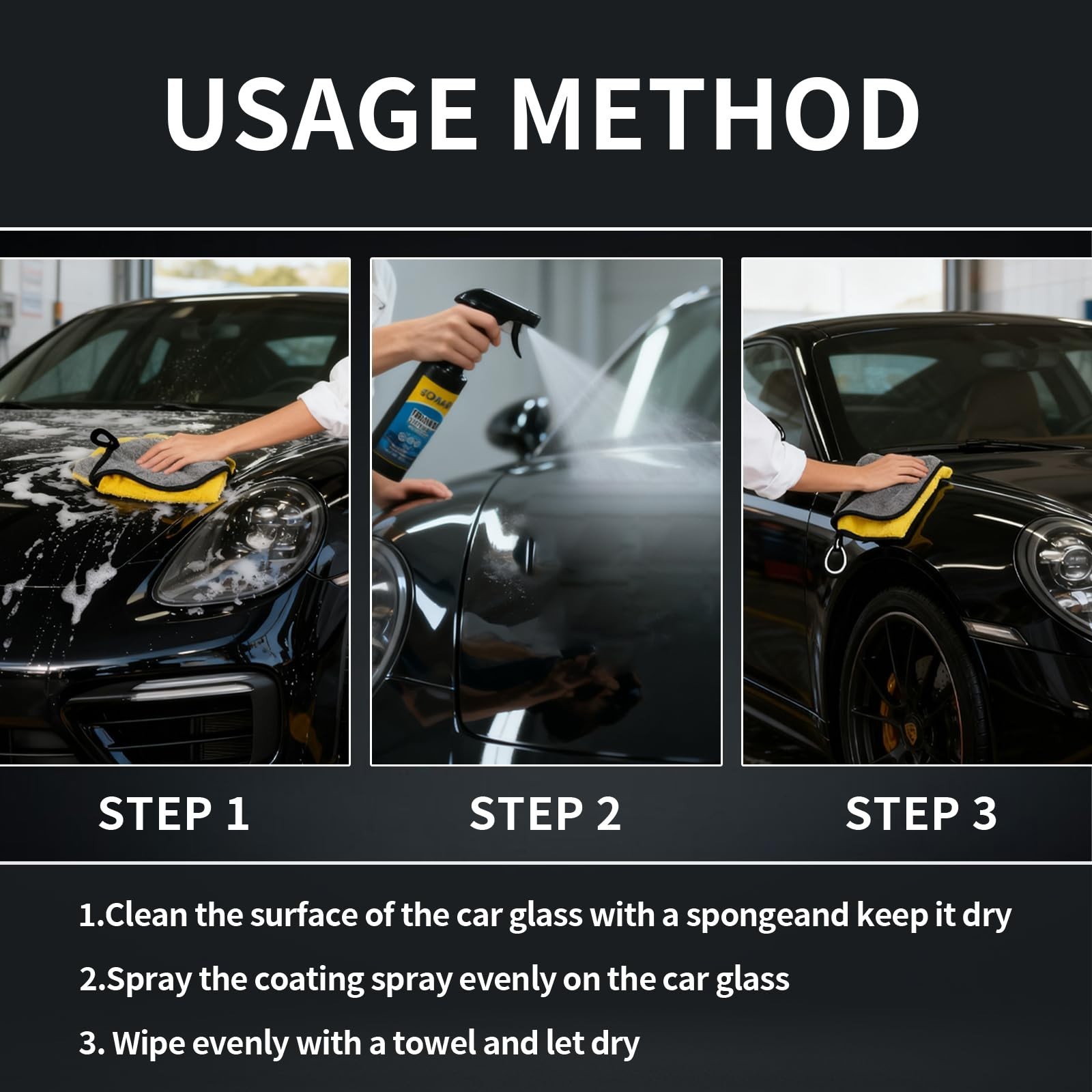 Sopami Car Coating Spray, 3-in-1 Ceramic Paint Sealant Car Wax, Maximum Gloss…