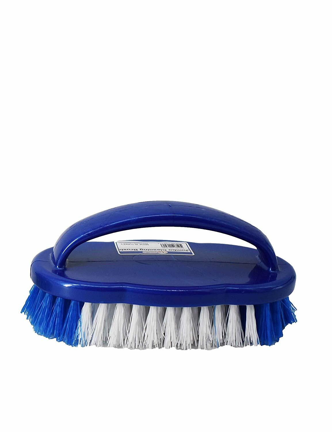 Jumbo Cleaning Brush With Handle for Home, 6.5 x 3.5 Inches, Made in Turkey