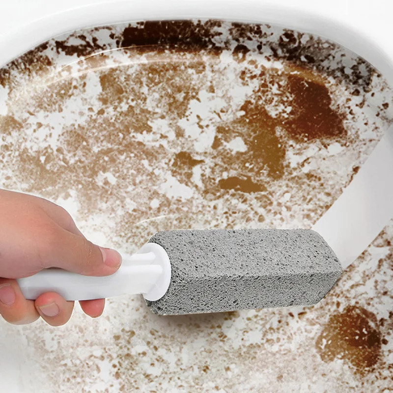 Pumice Stone Cleaning Tool for Toilet Tile Sink Limescale Stain Remover Multipur