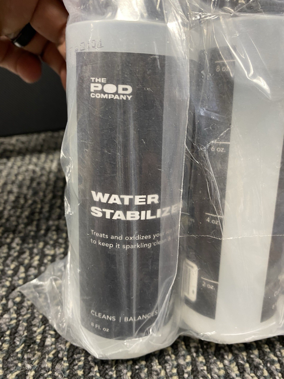 Pod Company (5) Water Stabilizer & (2) Cleasner for Ice Bath 8oz