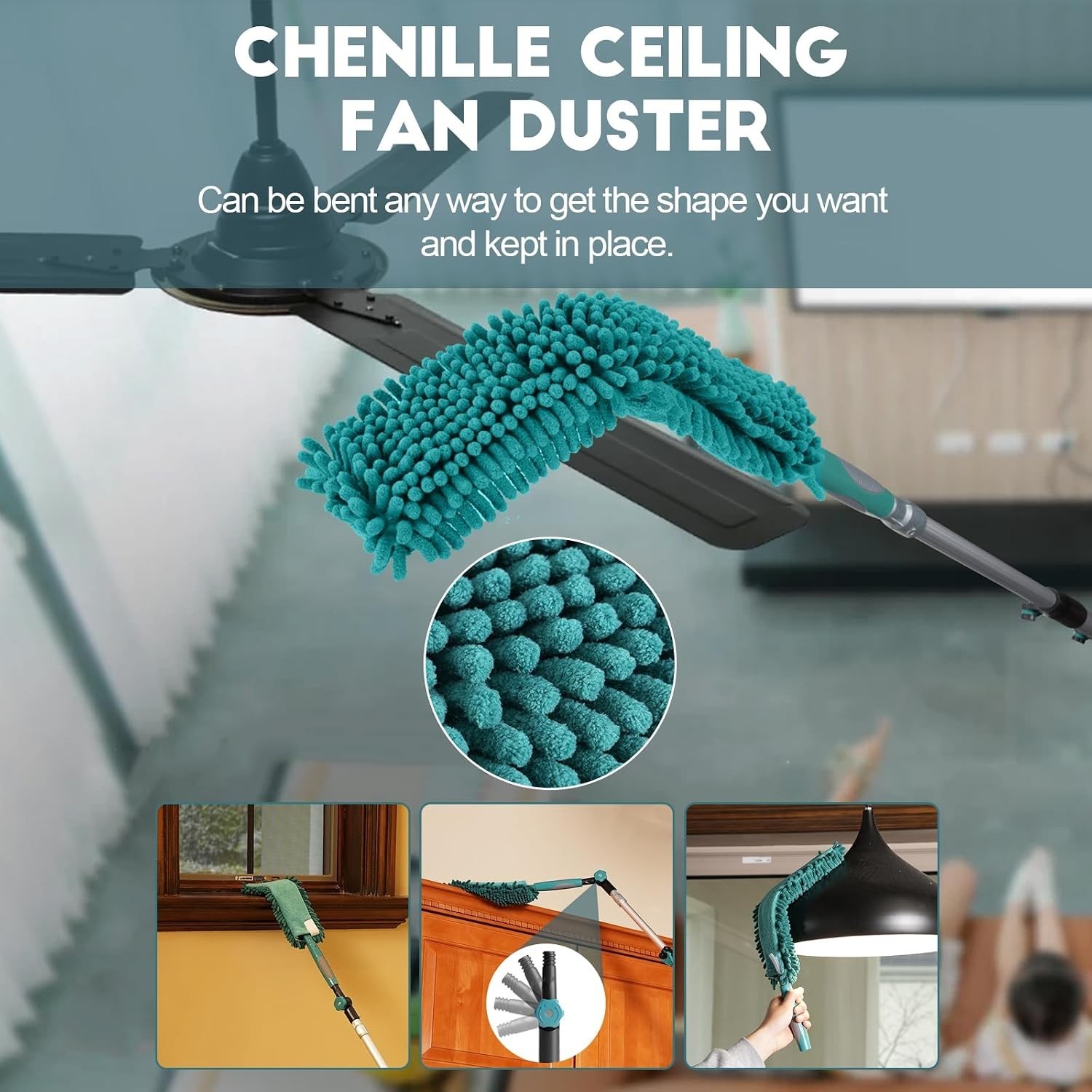 20FT High- Duster Kit with 12FT Extendable Pole – Sparkling Clean Home