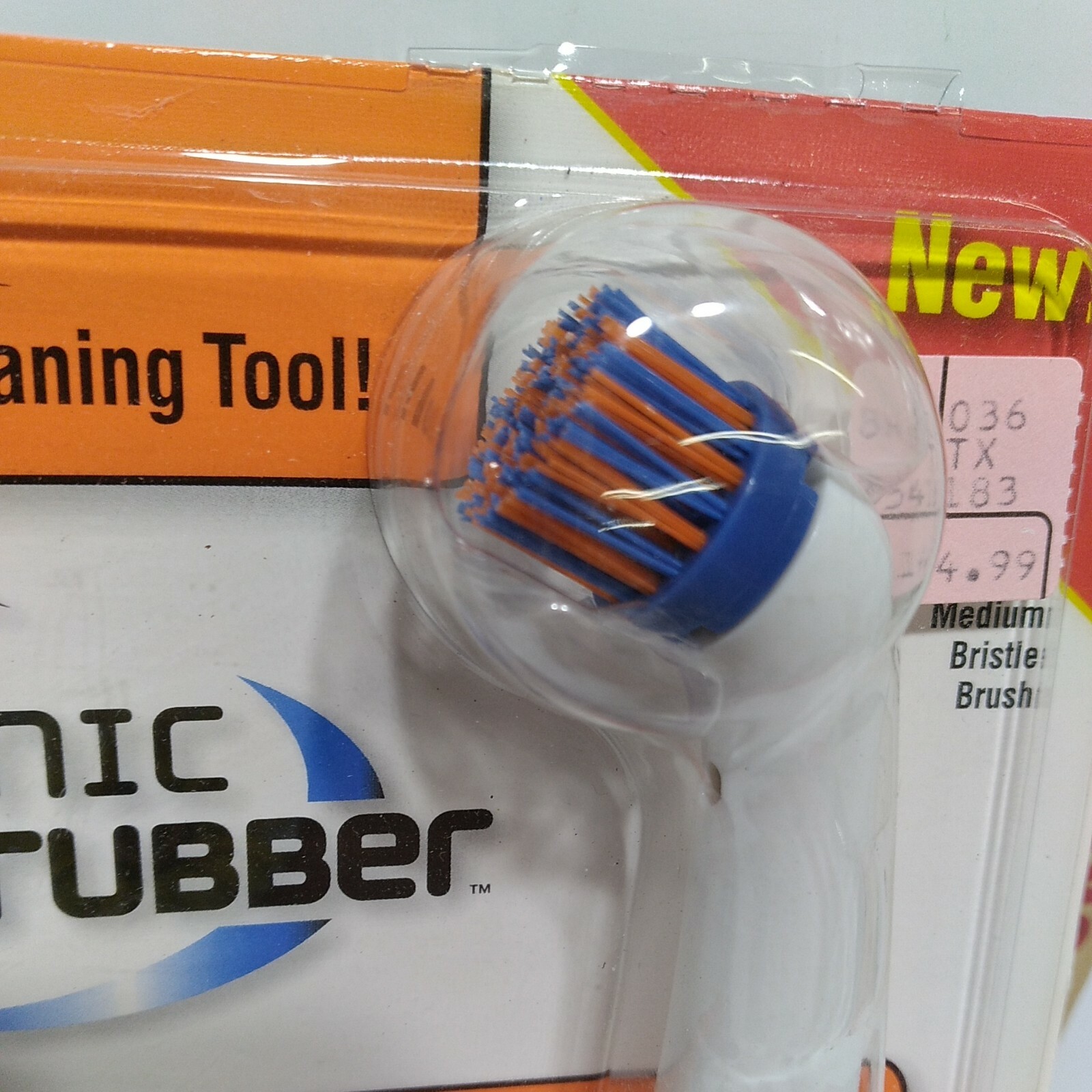 NOS Sonic Scrubber Bathroom Tool Detailed Power Cleaner Tub Shower Sink Tile