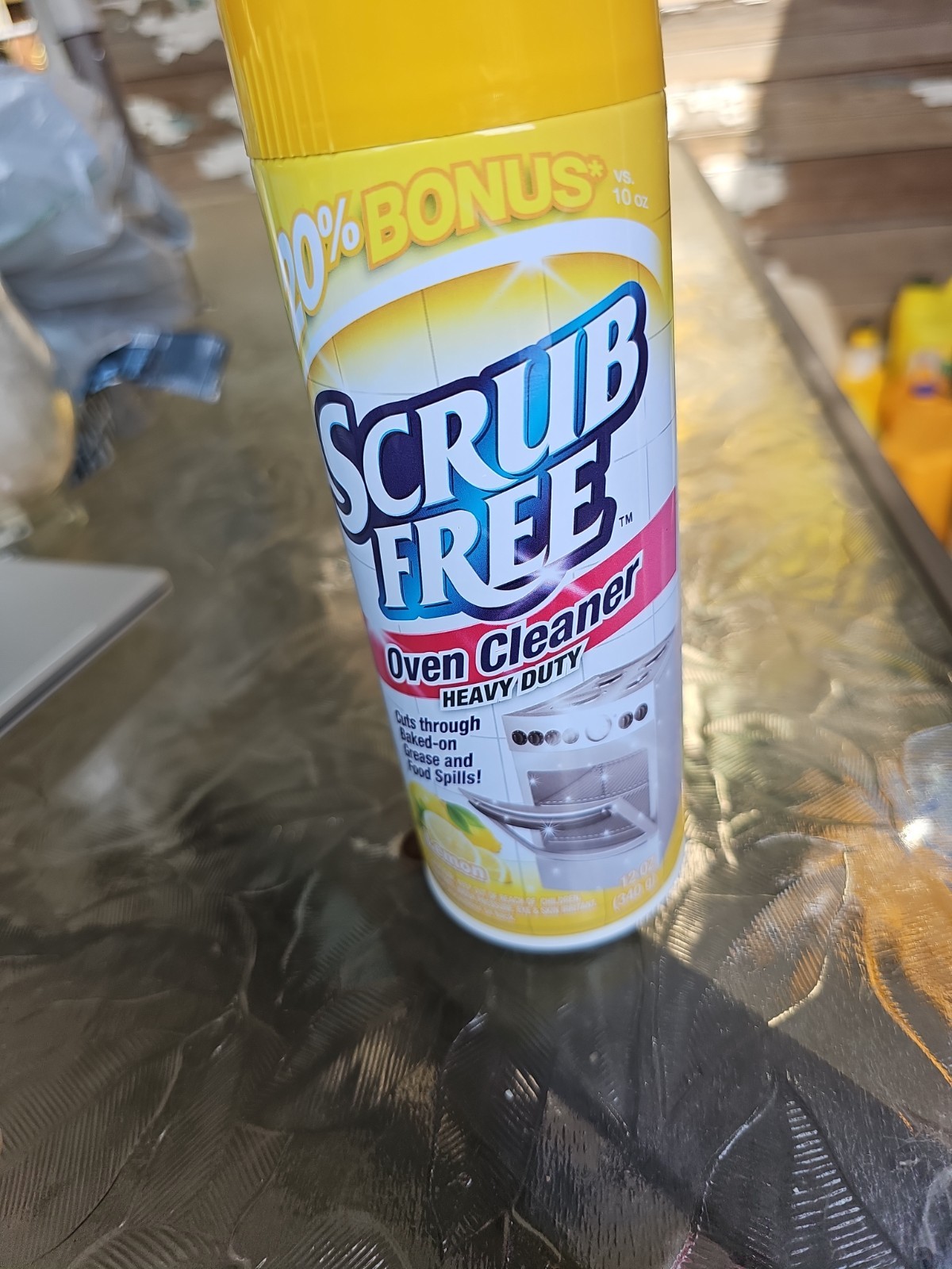 2 Scrub Free Professional Oven Cleaner Lemon Heavy Duty 12 oz