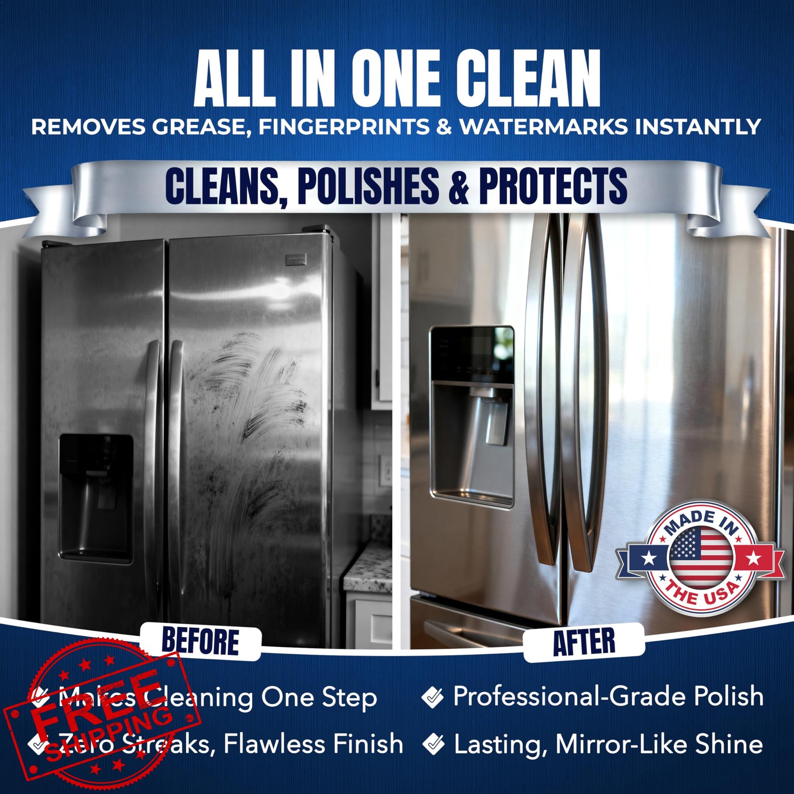 Sheila Shine Stainless Steel Cleaner Polish 3x10oz