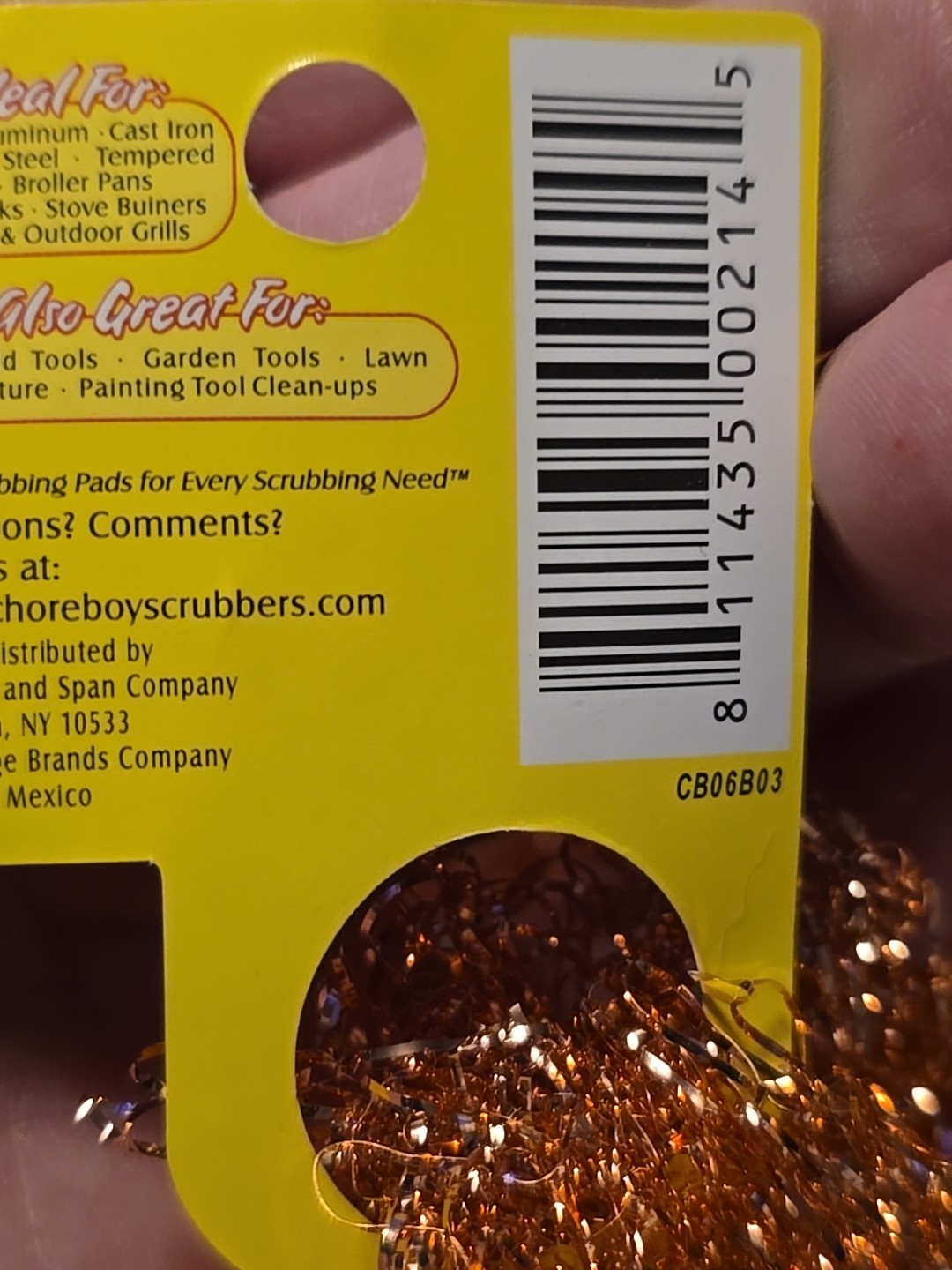 25-Pack Chore Boy Copper Scrubbers Scrubbing Pads, For Pots Pans Stoves & More