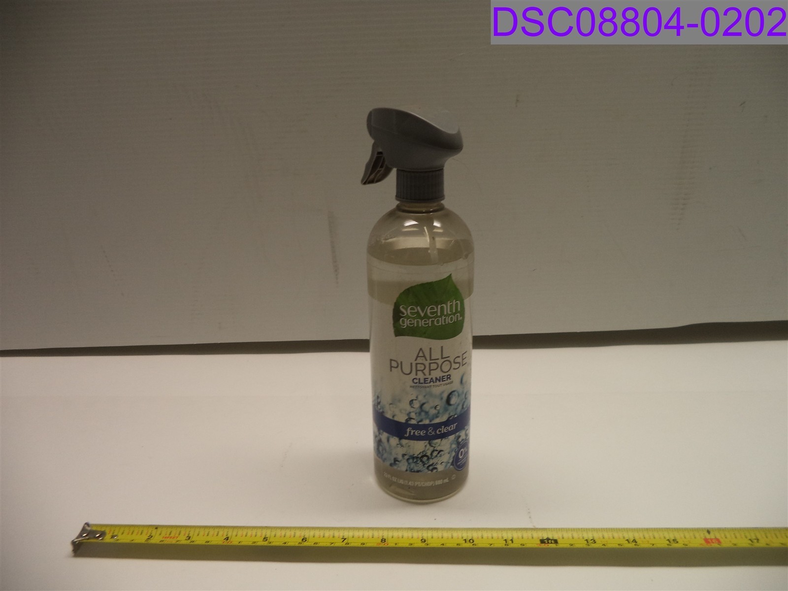 Qty=92 oz (4 Bottles x 23oz):Seventh Generation Free & Clear All Purpose Cleaner