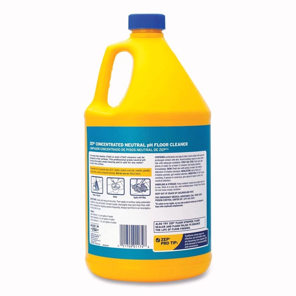 Zep Commercial ZUNEUT128CT Neutral Floor Cleaner – Fresh Scent (4/Carton) New