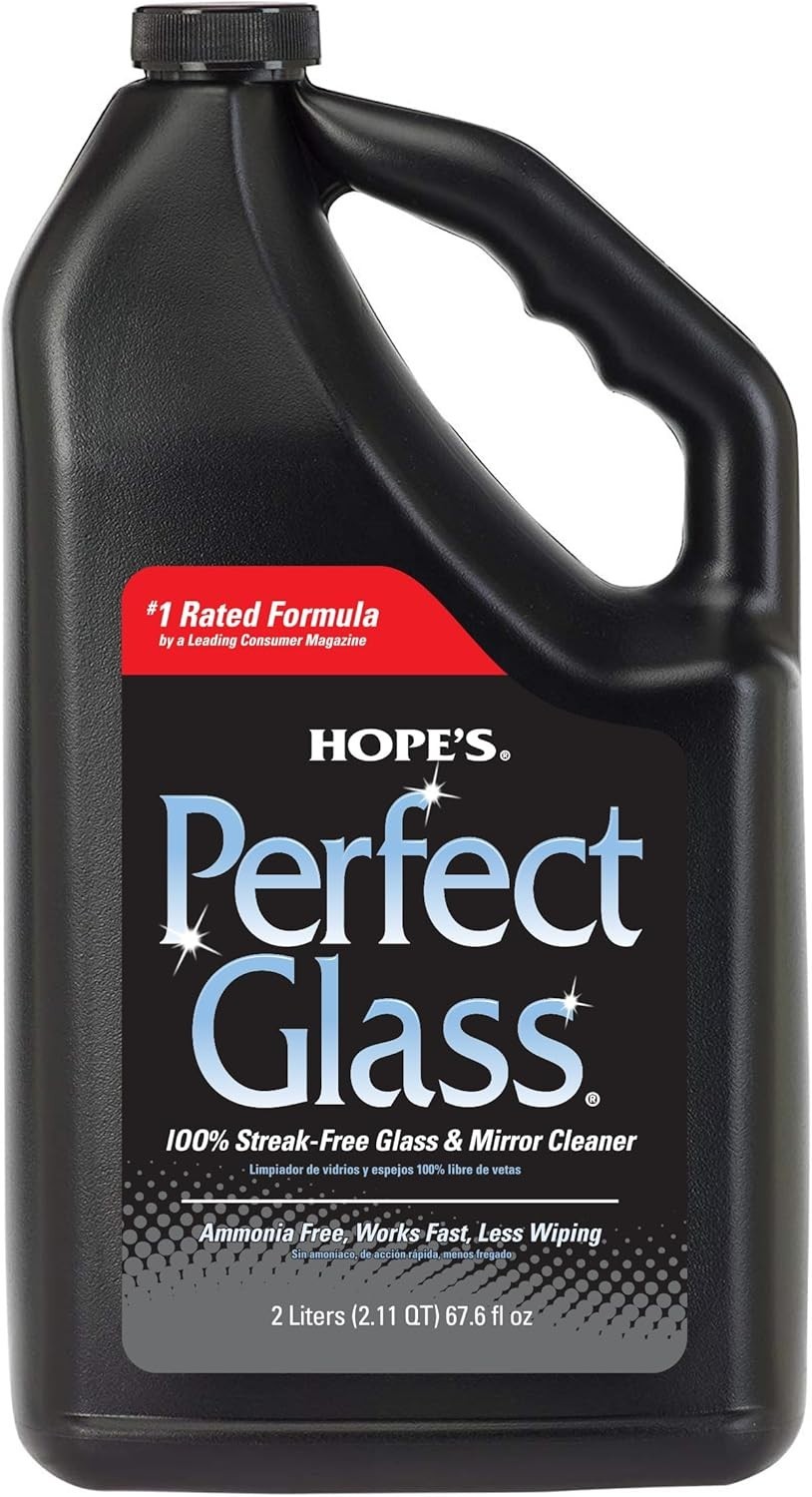 Perfect Glass Cleaner Spray Refill, Streak-Free, Ammonia-Free Window, Mirror,…