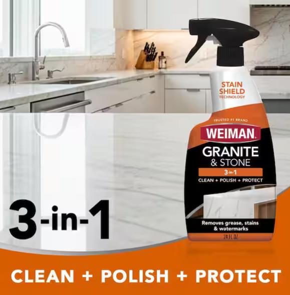 24 Oz. Granite and Stone 3-In-1 Clean Shine and Protect Countertop Polish