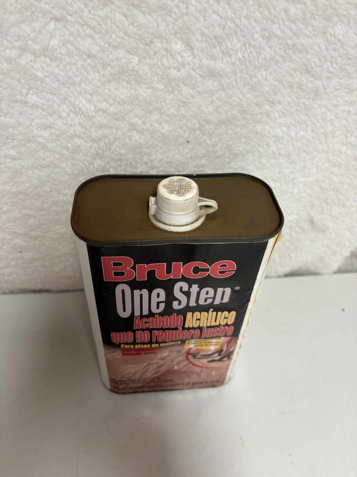 Bruce One Step No-buff Acrylic 32 Oz For Wax Finish Hardwood Floors HTF