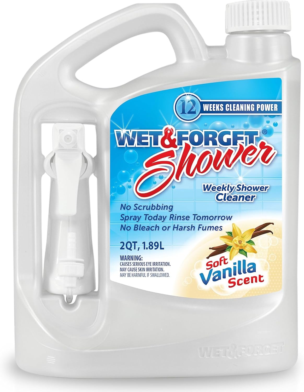 Shower Cleaner Weekly Application Requires No Scrubbing Bleach-Free Formula 64