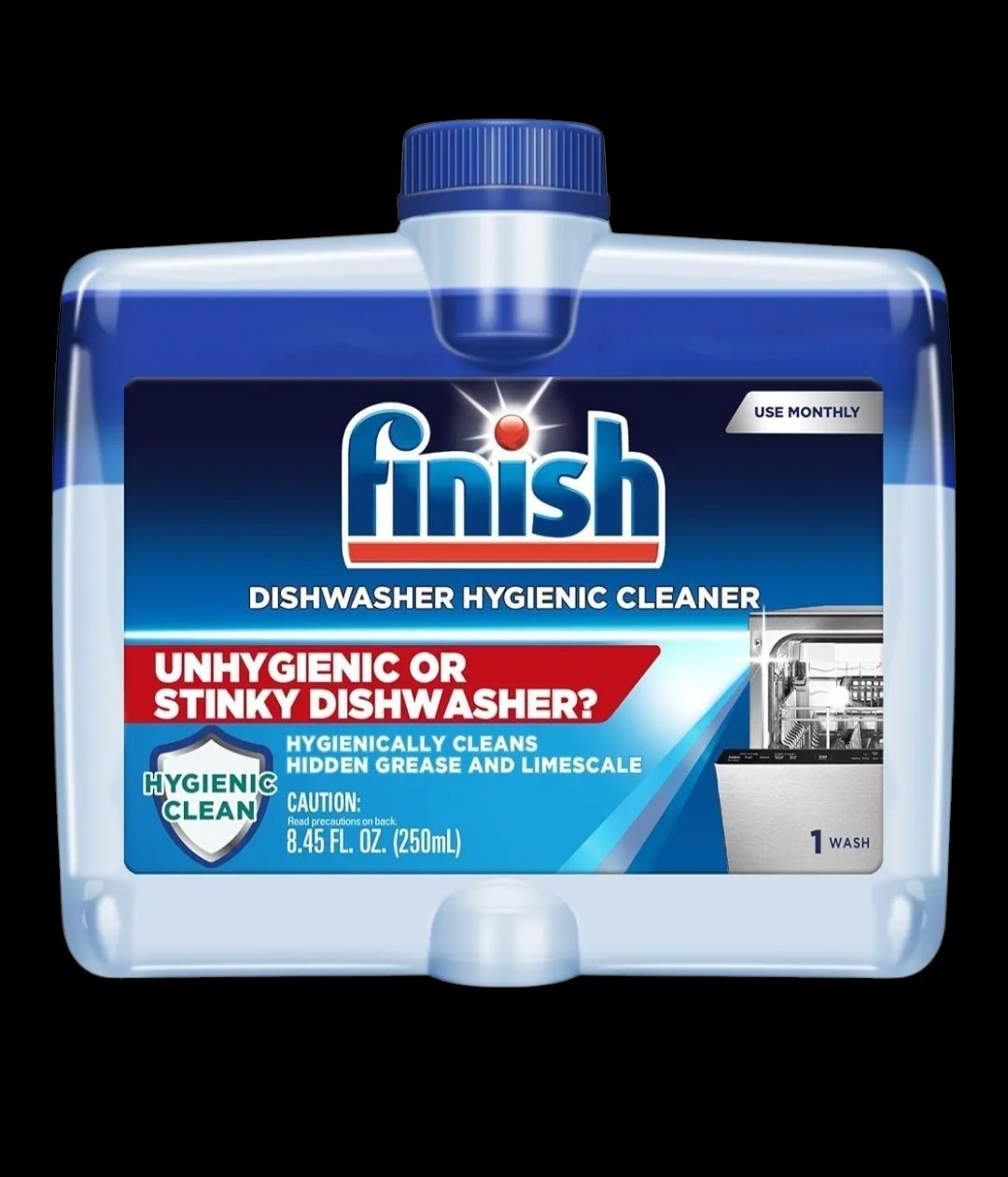 3 pk of Finish Dual Action Dishwasher Cleaner: Fight Grease & Limescale FREE S&H