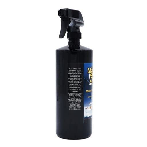 Mildew Stain Remover Cleaner 32 oz for Boat Home Patio Vinyl Tile Grout