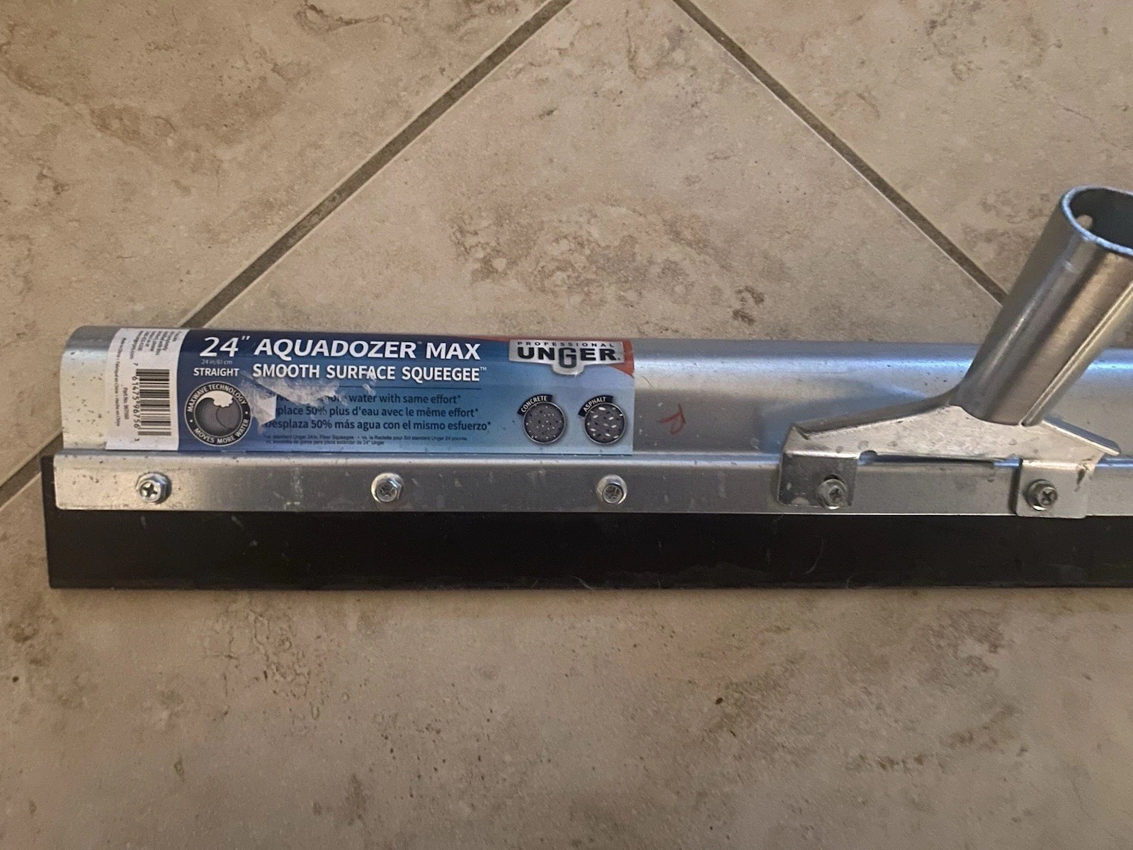 24 In. Straight Aquadozer Floor Squeegee