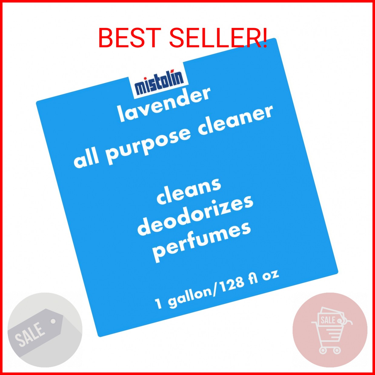 Mistolin All Purpose Cleaner Lavender, 128 Fl Oz