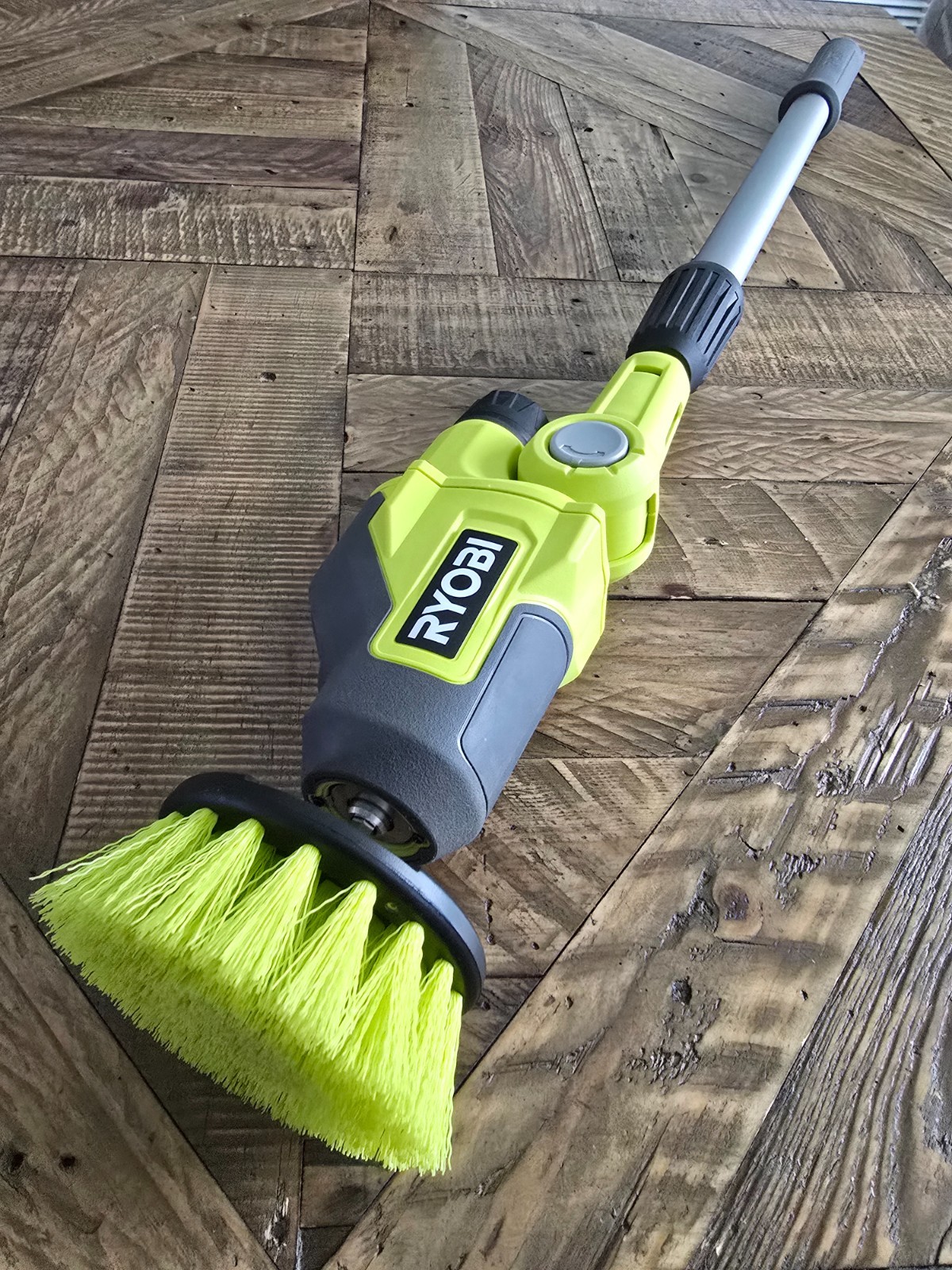 Open-Box! 🔥 RYOBI USB Telescoping Power Scrubber + One Brush (FVG53) TOOL-ONLY