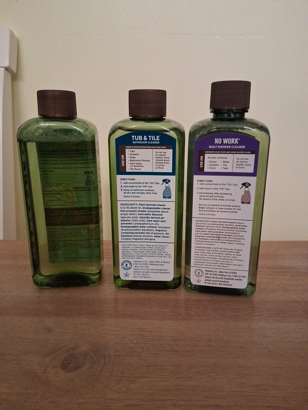 Melaleuca Ecosense No Work 12x Super Concentrated Daily Cleaner Lot Of 3