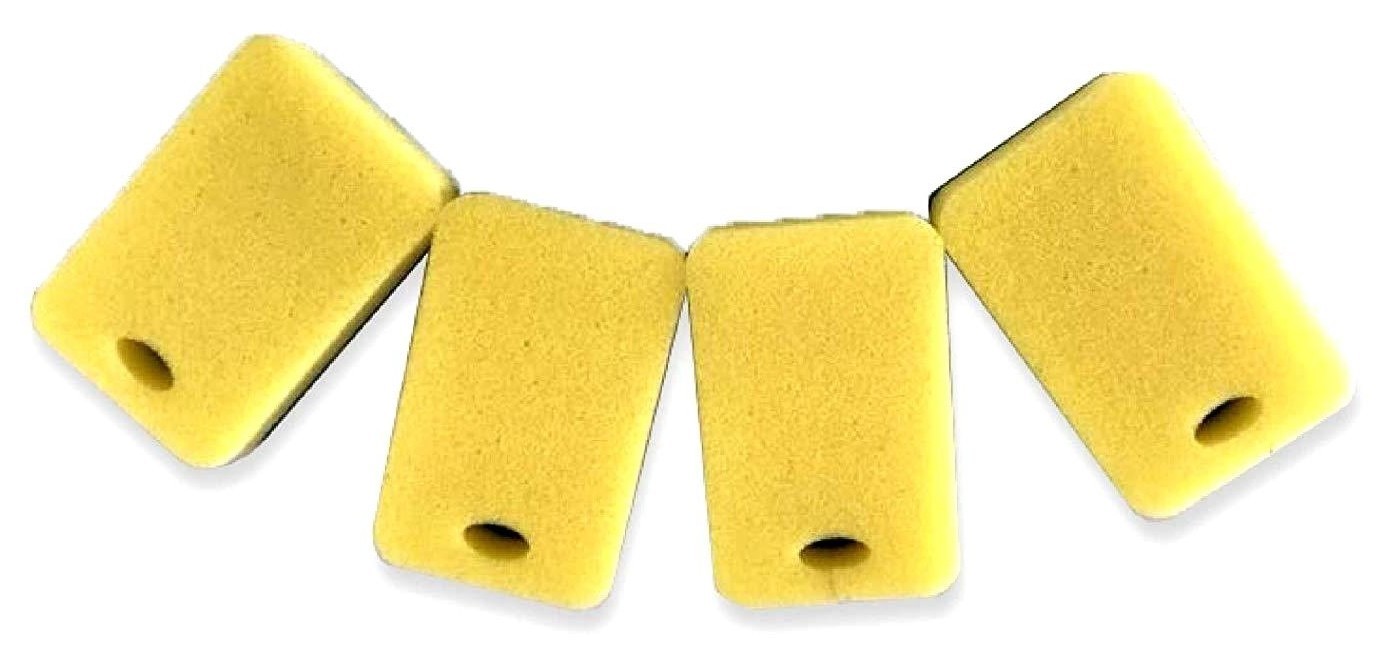 2 Packs 4 Pieces Shining Kitchen Sponges Dish Scrubber with a hanging hole