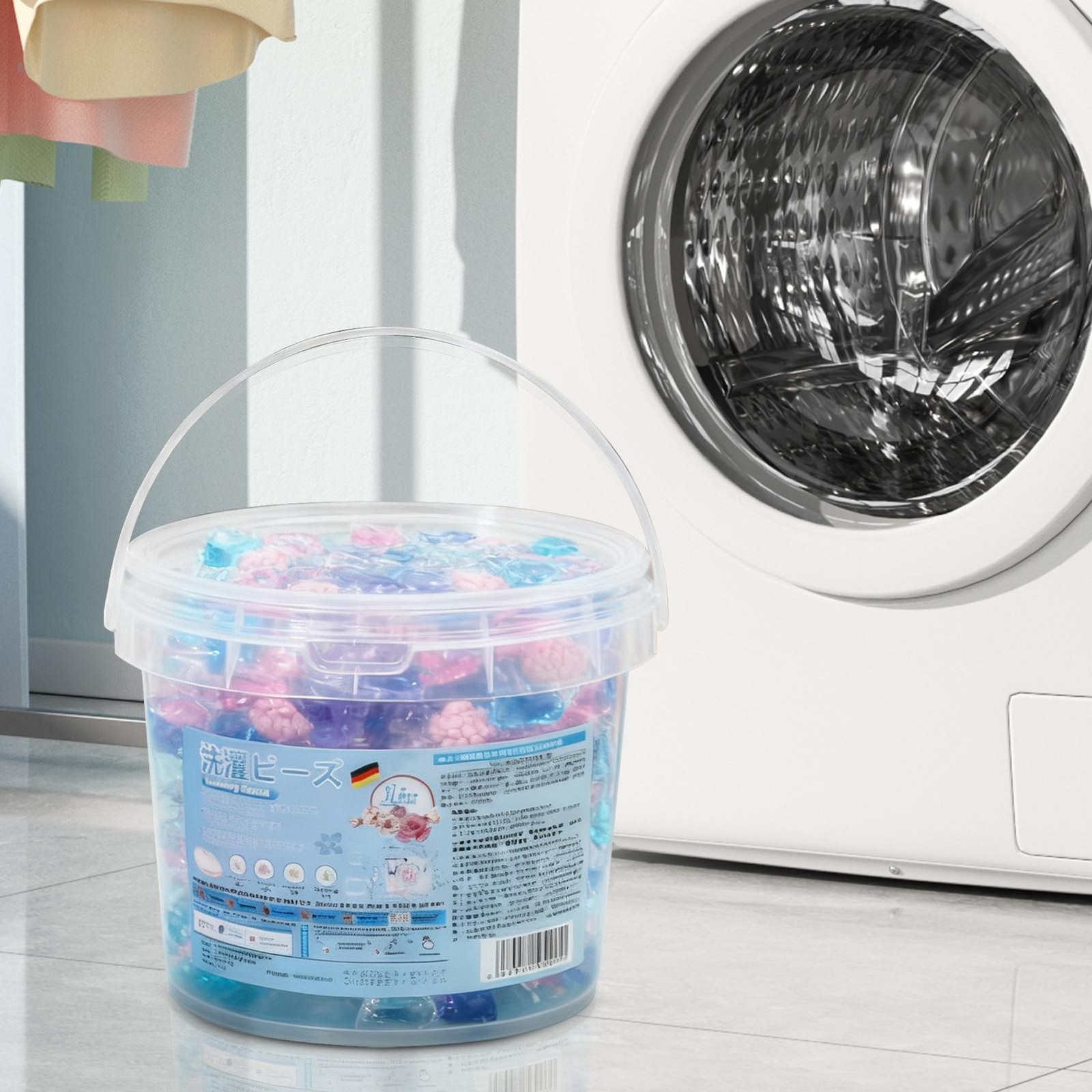 Laundry Detergent Pods Deep Cleaning 40 Tablets Beads Laundry Pods