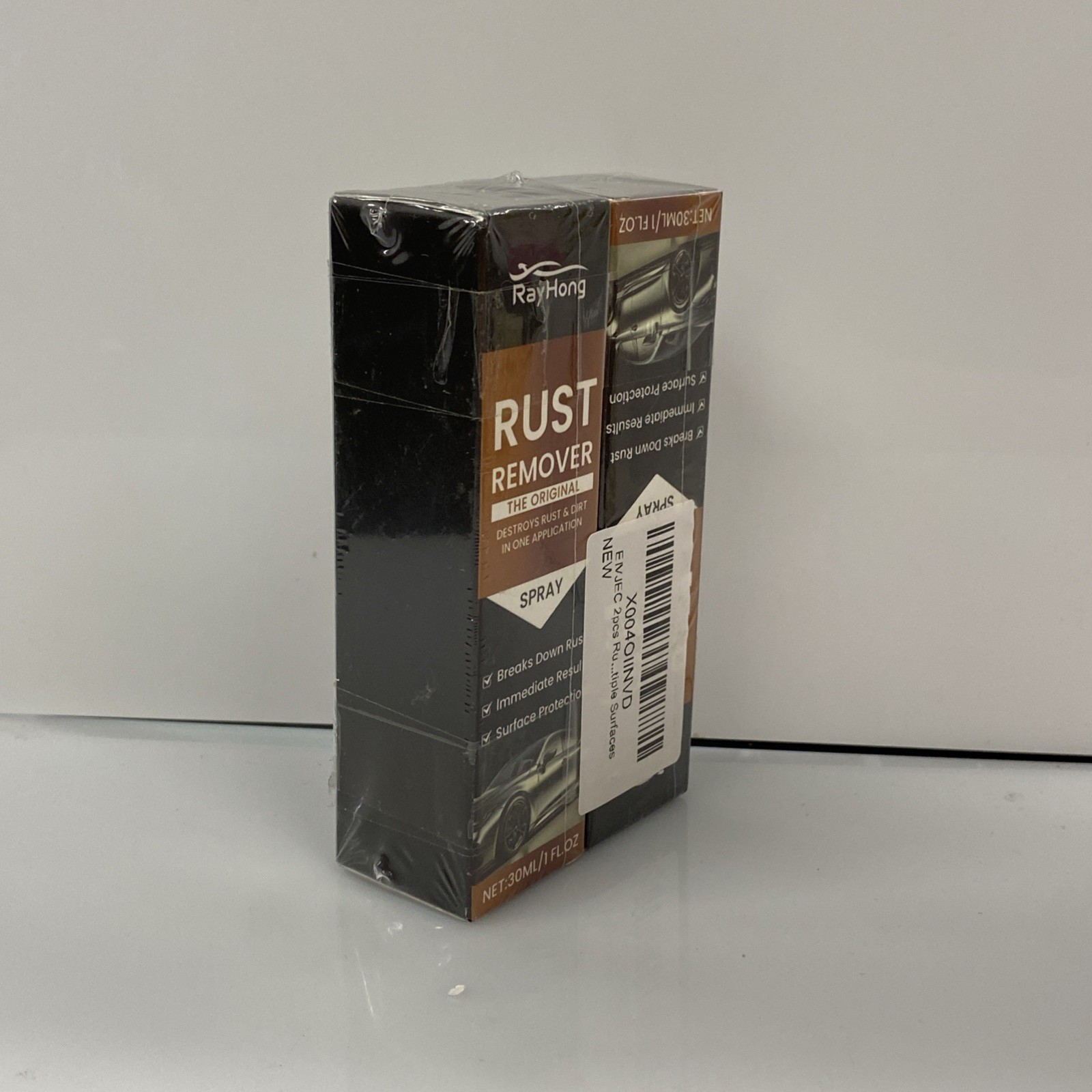 2PCS Rust Remover Spray, Rust Remover for Metal, Car Scratch Remover 1 Fl.oz