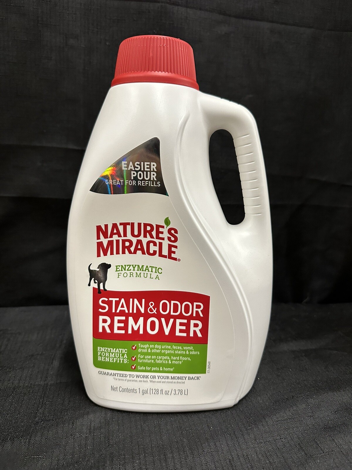 Nature’s Miracle Stain and Odor Remover 1 Gallon Dog Safe Refill Urine Destroyer