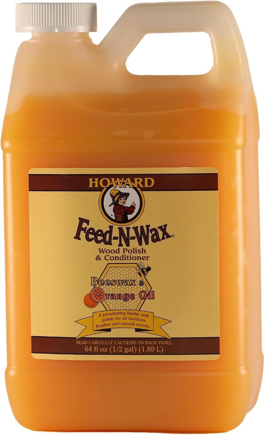 Feed-N-Wax Wood Polish and Conditioner, 64-Ounce