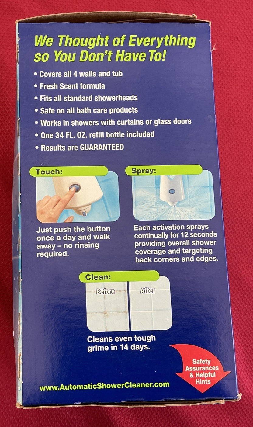 NIB Scrubbing Bubbles Automatic Shower Cleaner Kit Dual Spray with Solution 2009
