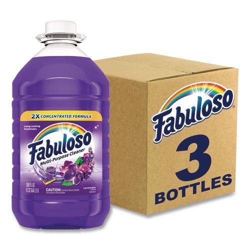 Fabuloso Multi-use Cleaner, Lavender Scent, 169 oz Bottle, 3/Carton