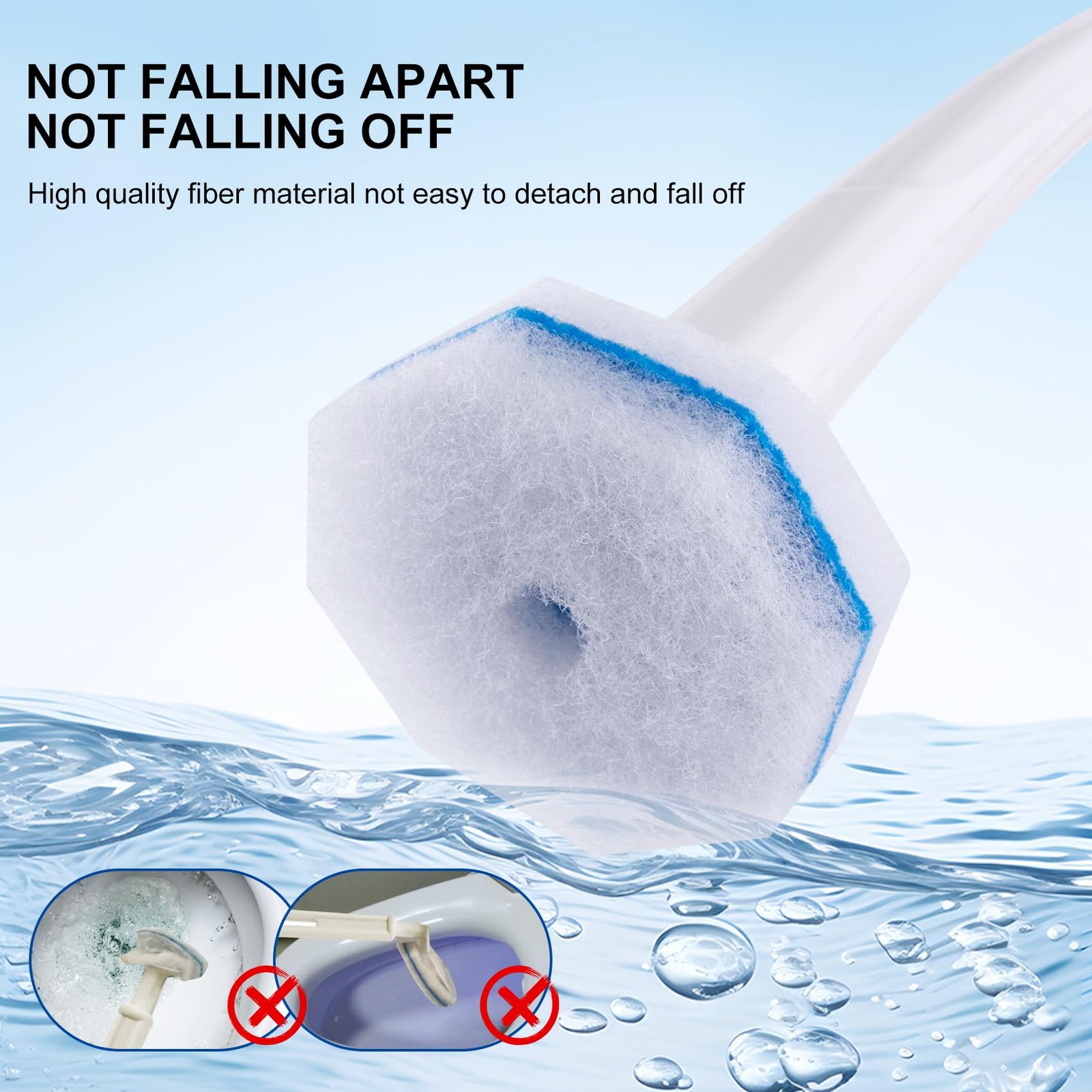 Upgraded 60pcs Wand Refills fits Clorox Wand, Thickened Cleaning Layer, Won’t…