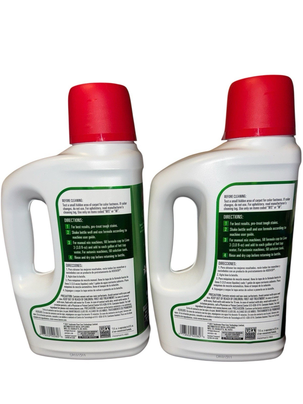 (2 Pack) Hoover Revive Renew Carpet Concentrated Machine Cleaner Solution, 64 oz