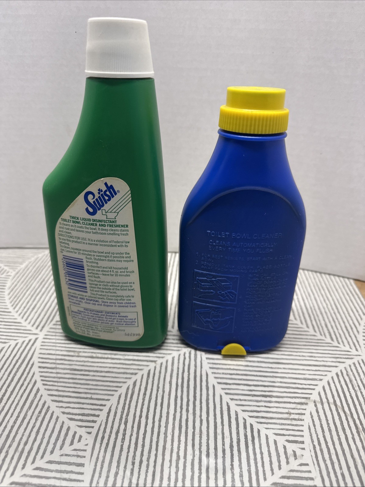 Bully Swish Toilet Bowl Cleaner 16 Oz & Mr John 12oz Movie Props Full Lot Of 2