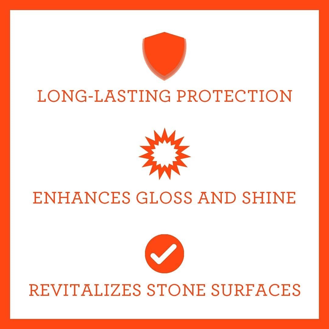 Granite Sealer & Protector – Best Stone Polish, Protectant & Care Product – E…