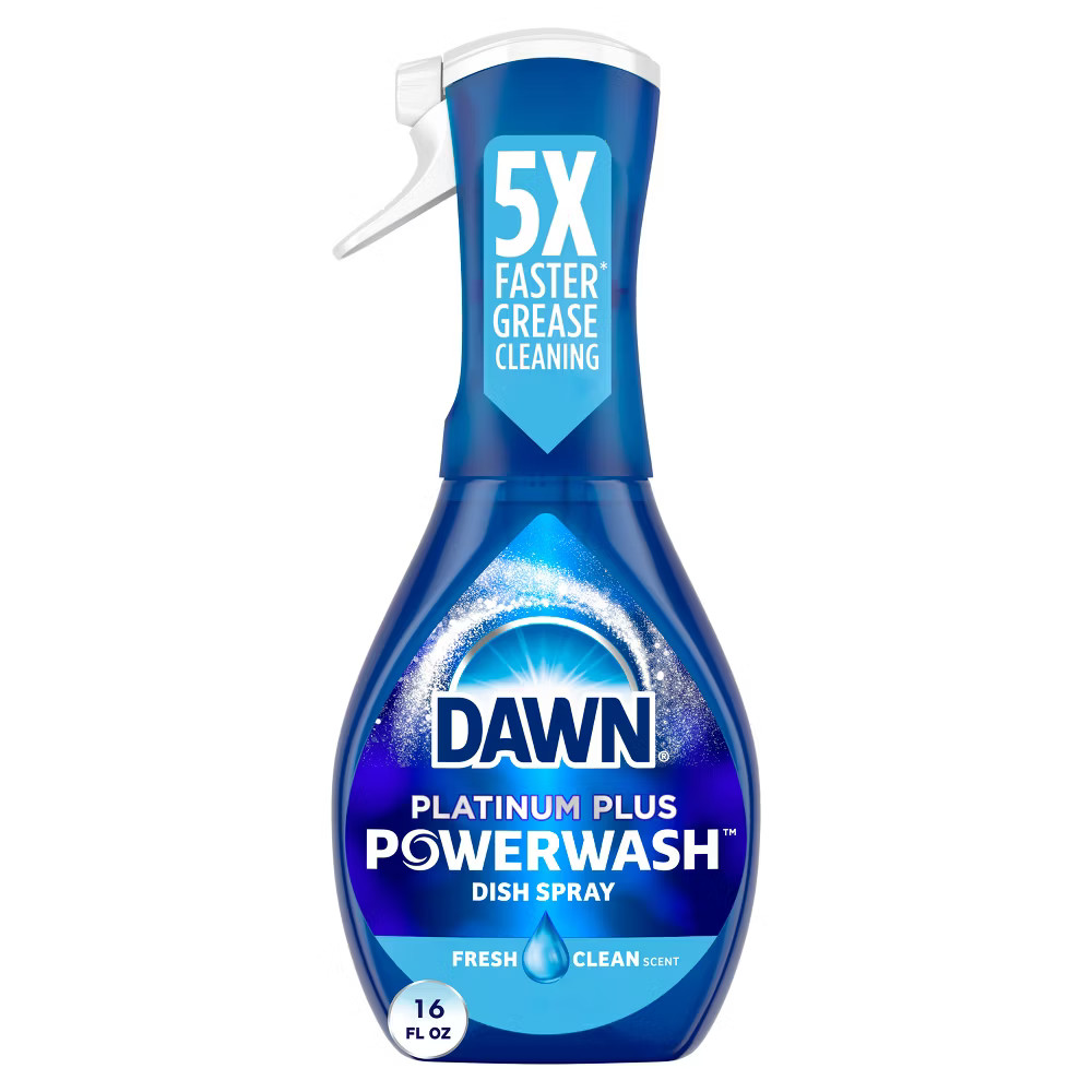 Dawn Platinum Powerwash Dishwashing Liquid Dish Soap Spray – Fresh – 16oz